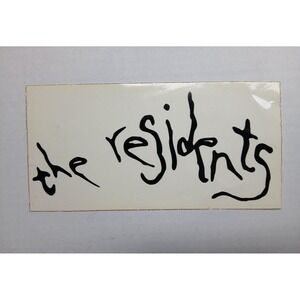 Vintage 90's THE RESIDENTS Sticker